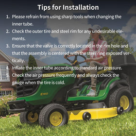 GICOOL two-pack suits riding mowers and garden tractors.