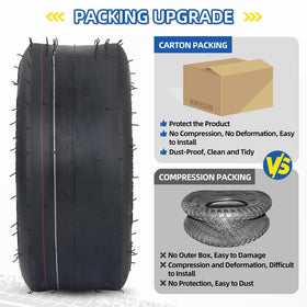 GICOOL riding mower application demonstrated with tubeless tires