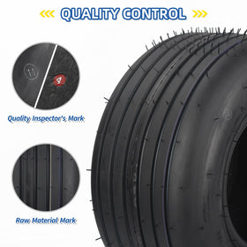 GICOOL straight rib tread tire 13x6.50-6 provides grip while protecting turf