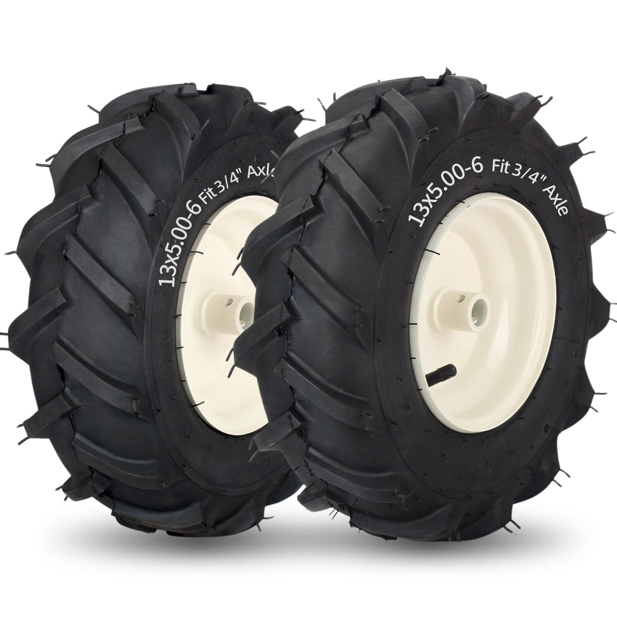 GICOOL tiller left wheel 13x5-6 size enhances traction for tough soil
