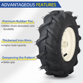 GICOOL tread close-up highlights sharp-angled pattern for better grip