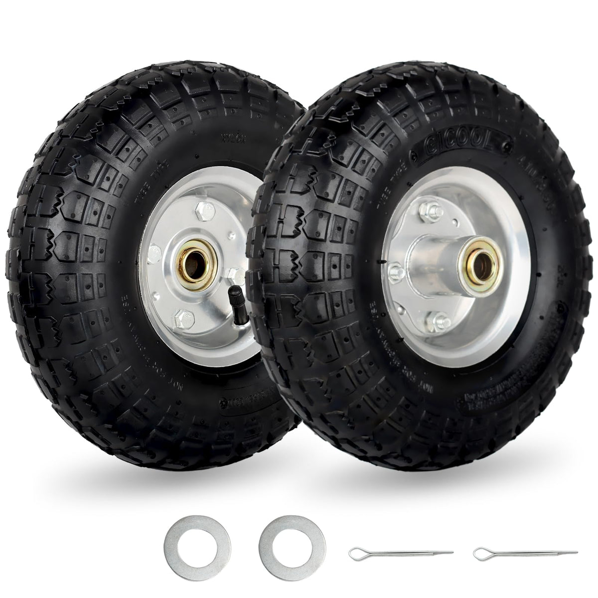 GICOOL tire and wheel assembly boosts cart performance for quick upgrades.