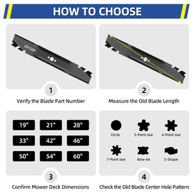 GICOOL Toro Timemaster 30in durable steel blade resists wear during mowing
