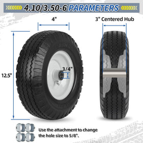 GICOOL turf-friendly tread reduces lawn damage during mowing.