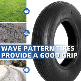 GICOOL two-pack tire-tube set ready for quick wheelbarrow replacements