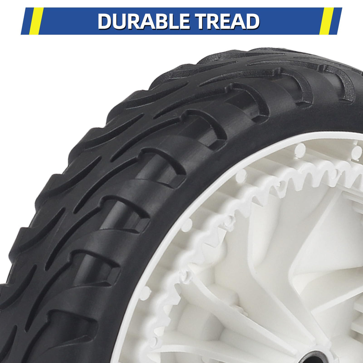 GICOOL universal-fit front wheel for DIY trolley carts.