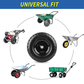 GICOOL universal-fit solid tire for carts, easy replacement.