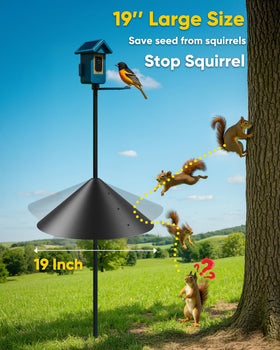 GIEERE powder-coated finish baffle resists UV and rust for long outdoor use