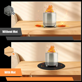 GIESIOE mat used indoors outdoors after barbecue to protect surfaces