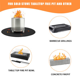 GIESIOE 20-inch mat fits Solo Stove Mesa and Mesa XL