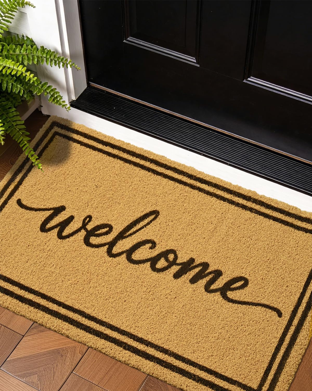 Gifeas Welcome Mat farmhouse chic style complements various decors