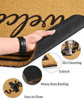 Gifeas Welcome Mat pet pattern design enhances curb appeal for pet lovers