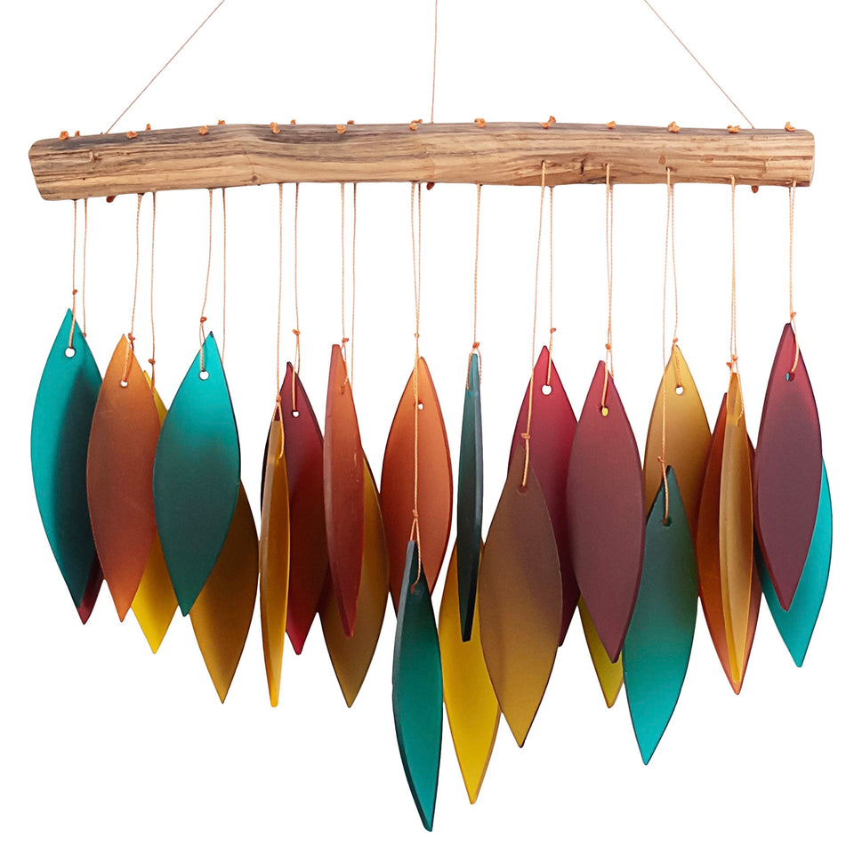 Gift Essentials Blue Handworks Santa Fe glass chime suncatcher brightens windows
