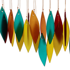 Gift Essentials indoor display creates a stained-glass-like effect from sunlight