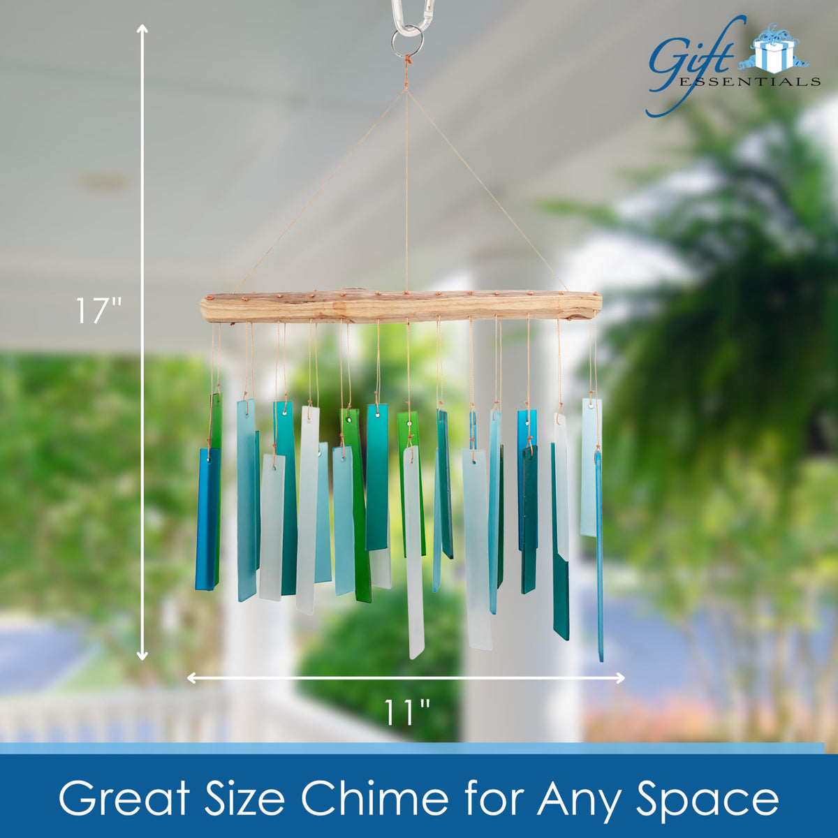 Gift Essentials indoor window display chime serves as a sun catcher