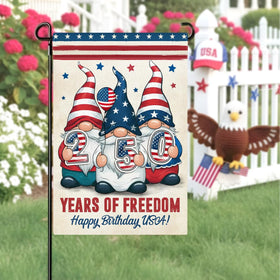Gift Glow garden flag 12x18 size fits standard flag stands.