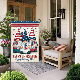 Gift Glow red white blue colors celebrate Independence Day and milestones.