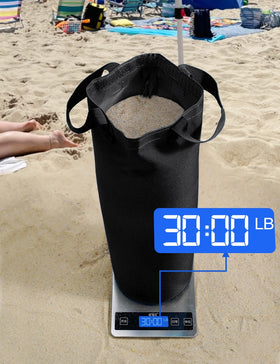 Giftape canopy weight bag features double nylon handles for easy transport
