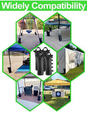 Giftape canopy weight bag four-pack ready for camping and events