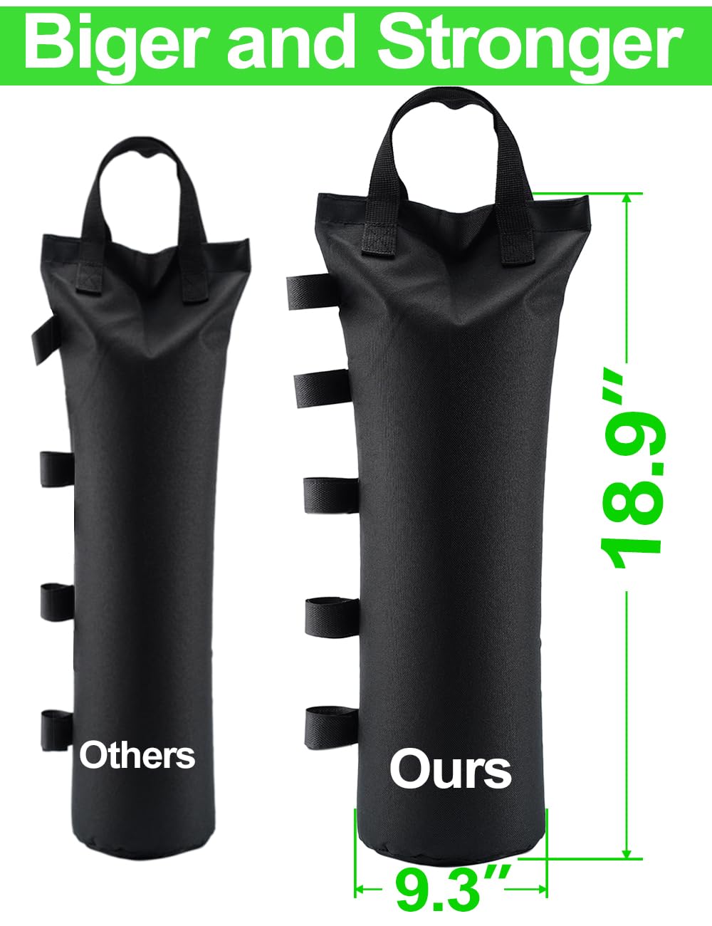 Giftape canopy weight bag waterproof inner coating keeps contents dry