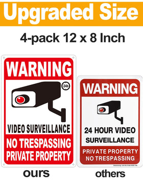Giftape rust-free aluminum sign emphasizes durability for outdoor and indoor use.