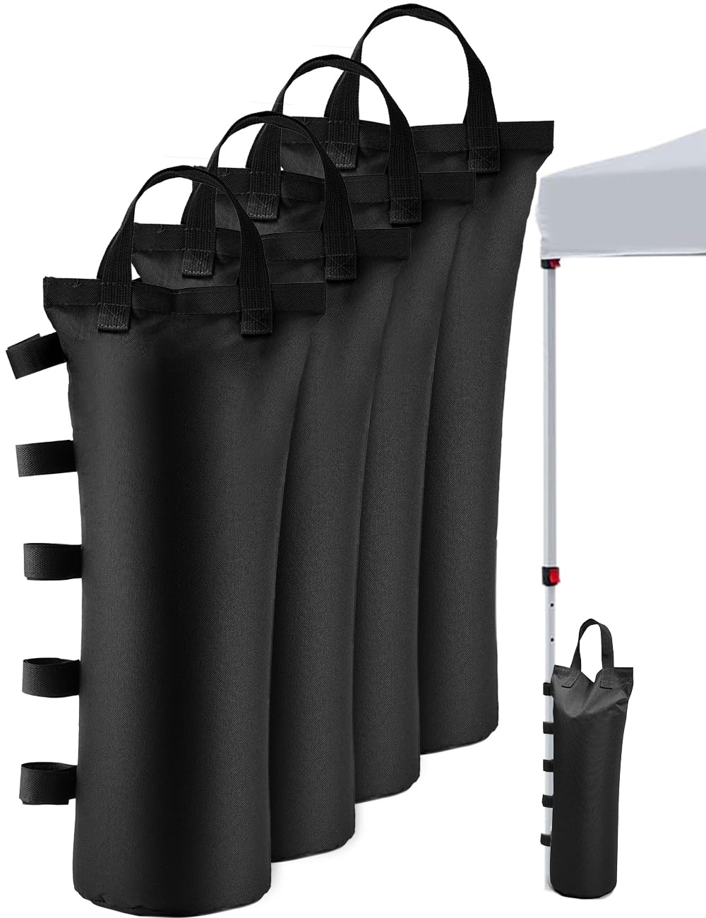 Giftape heavy-duty canopy weight bag close-up showing durable 600D fabric