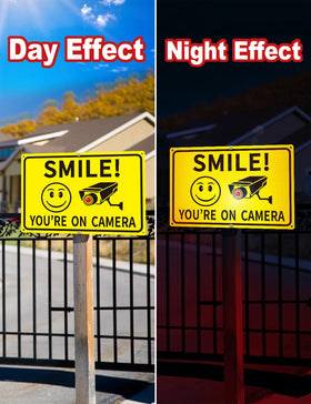 Giftape pre-drilled sign supports quick mounting on walls or fences