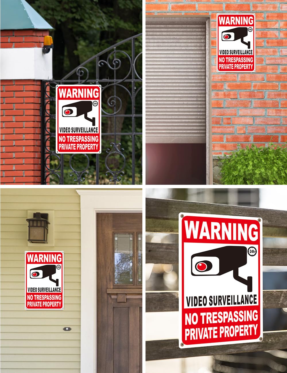 Giftape reflective UV-coated sign boosts night visibility for warnings.