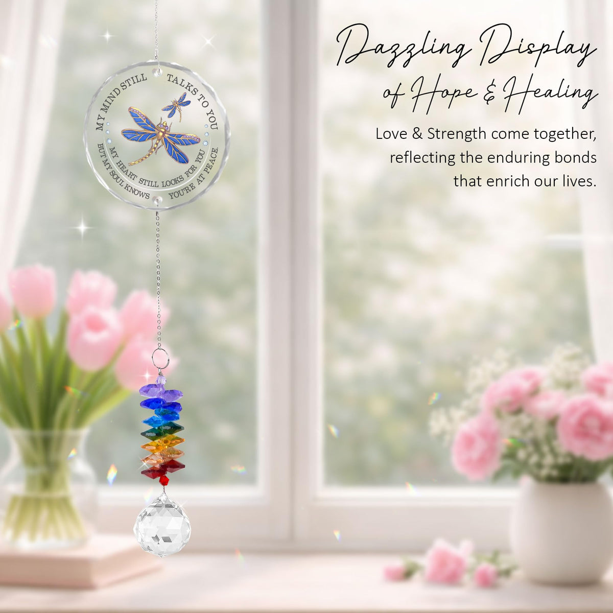 GIFTELIX Bereavement Keepsake Glass Ornament offers a gentle reminder of love.