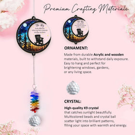 Giftelix Sunlight Prism Ornament refracts light creating warm room glow