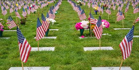 GiftExpress 12-pack flags; versatile for parades, graduations, and parties.