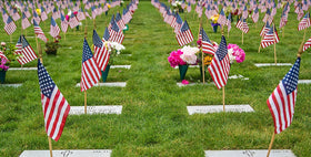 GiftExpress 12-pack flags suitable for parades and ceremonies