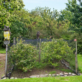 GiftExpress weatherproof PE plastic construction resists rain and sun for durability.
