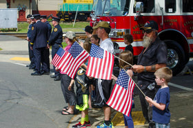 GiftExpress patriotic flags ideal for parades and displays
