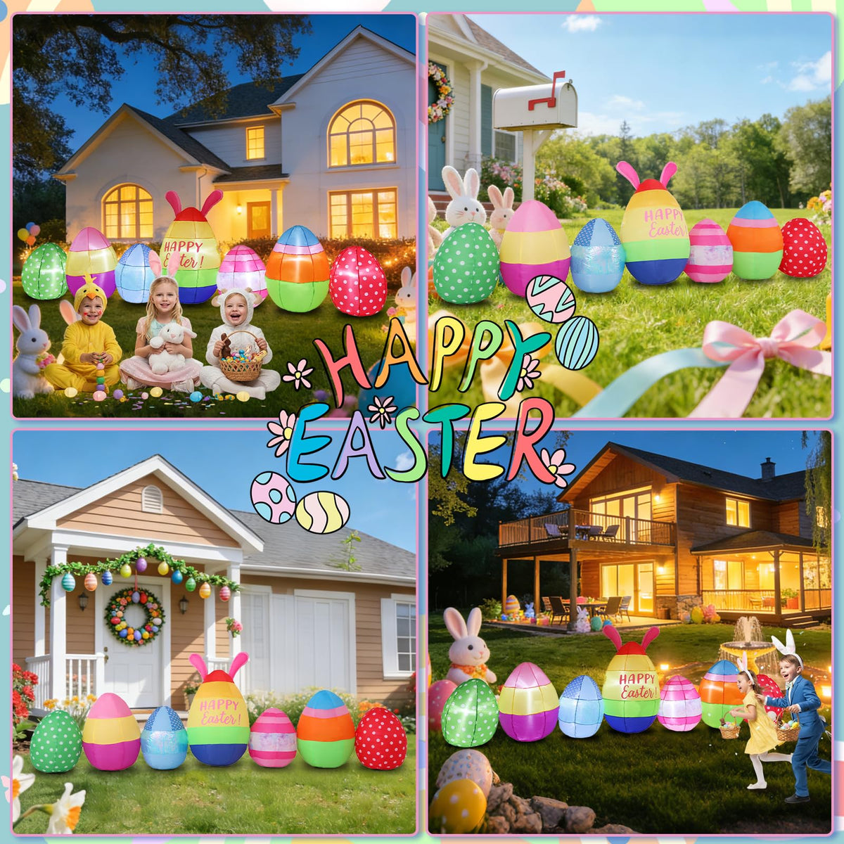 GIFTFIND eye-catching Easter decor that boosts curb appeal and photo moments