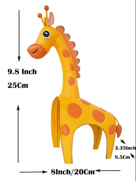 GIFTME 5 metal giraffe patio display brightens outdoor space with whimsical charm