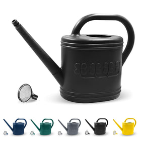 Giftsfaloy 2-gallon watering can with long spout for precise soil delivery in gardens.
