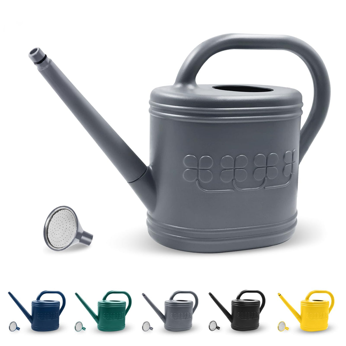 Giftsfaloy 2-gallon watering can with removable spout for precise watering