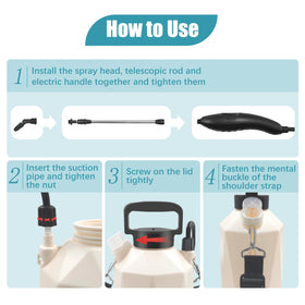Giftsfaloy sprayer hose with filter head reduces impurities before spraying