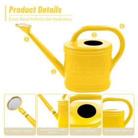 Giftsfaloy detachable long spout stores neatly and reduces leaks.