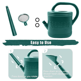 Giftsfaloy greenhouse watering can with large capacity for multiple plants
