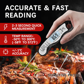 Giftsfaloy backlit display for easy temperature reading in dim outdoor grilling
