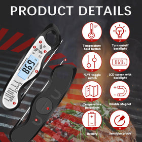 Giftsfaloy IP67 waterproof design stands up to splashes and easy cleaning