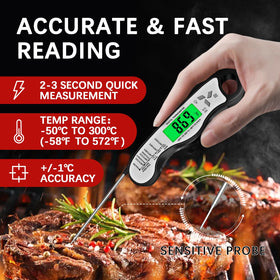 Giftsfaloy digital thermometer probe open for quick temperature checks.