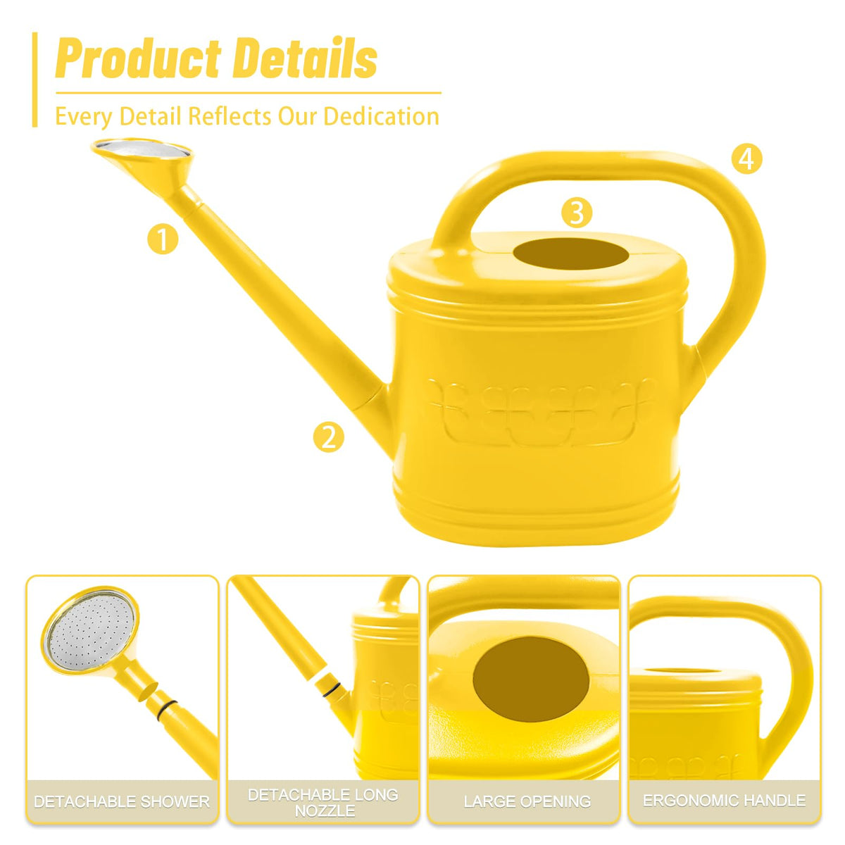 Giftsfaloy watering can for indoor and outdoor use.