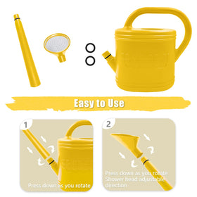 Giftsfaloy watering can large opening for quick, easy filling.