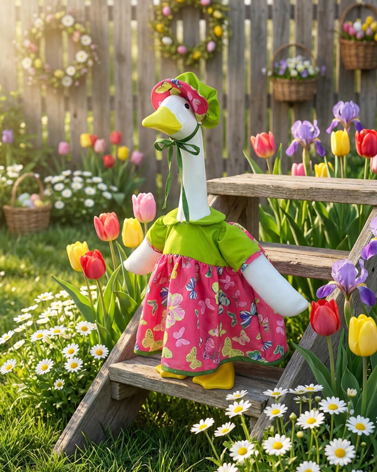 GigaCircle easy-dress-on-goose design helps swap outfits in moments.
