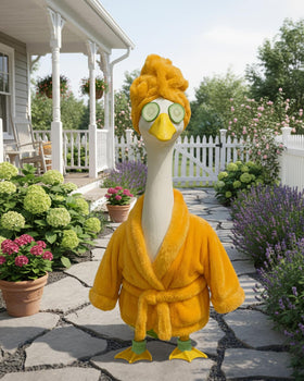 GigaCircle Cucumber Eye Pads complete spa look for porch goose display