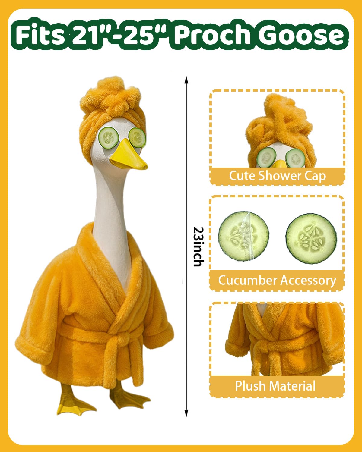 GigaCircle Spa Outfit shown for year-round porch goose display