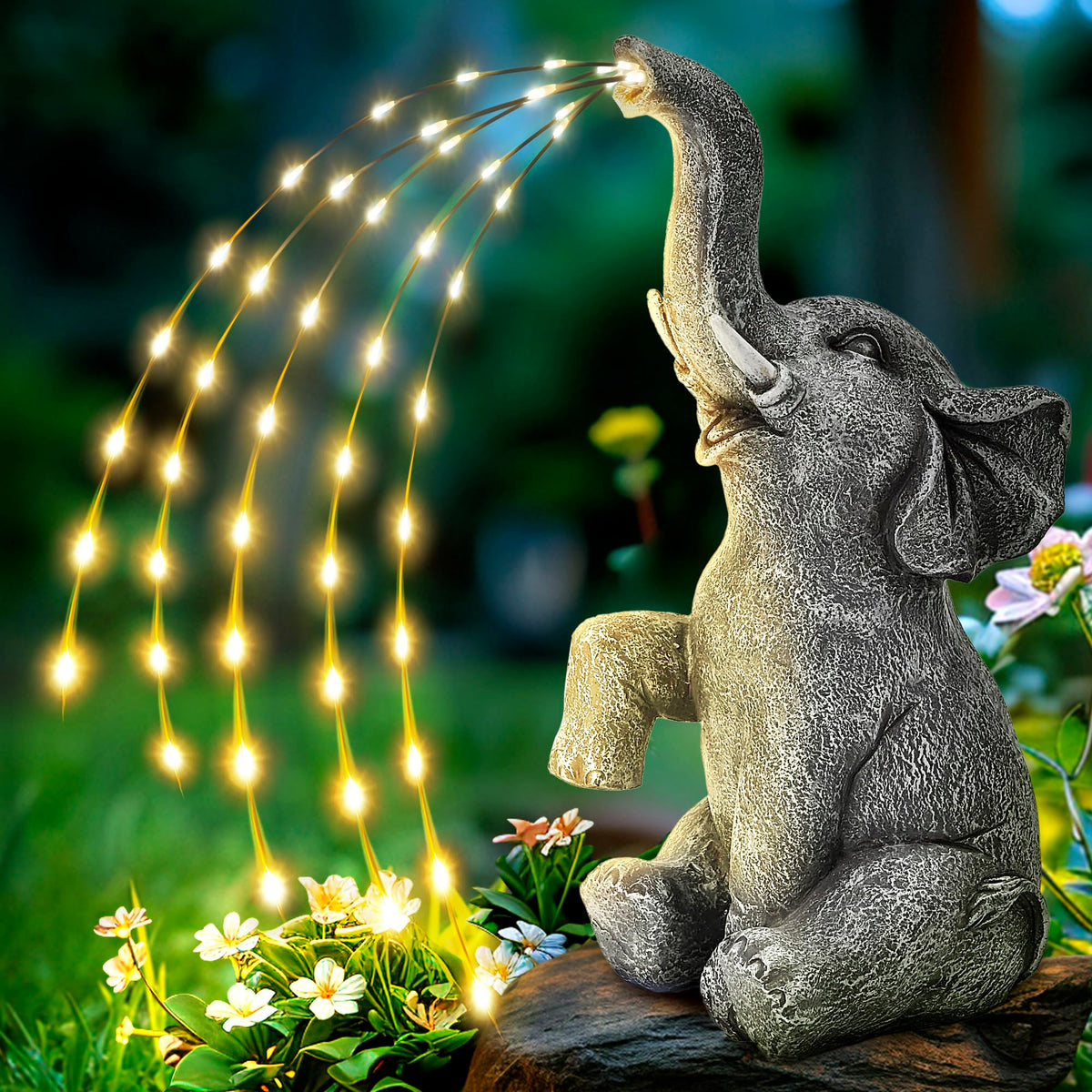 GIGALUMI elephant statue gift idea for women and animal lovers, right for celebrations.